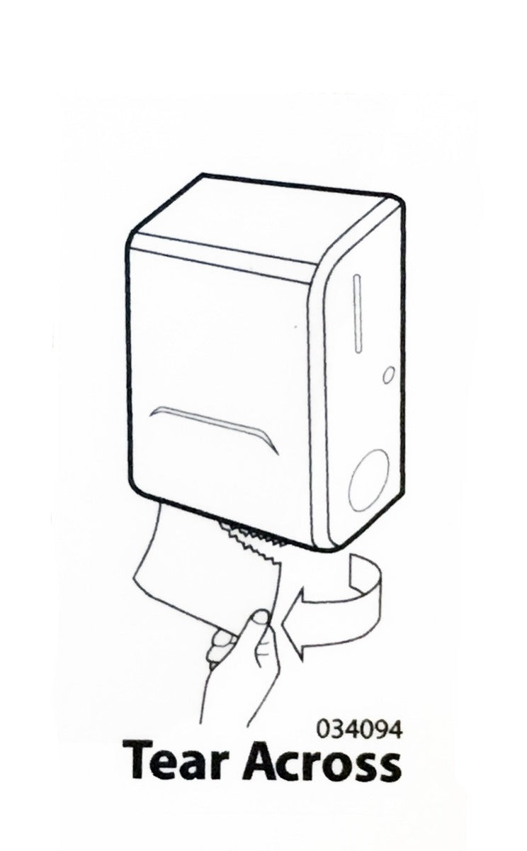 Label, Removable Tear Across, 1"x2" Each (034094)