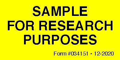 40 Labels per Sheet for Fixture Field Testing