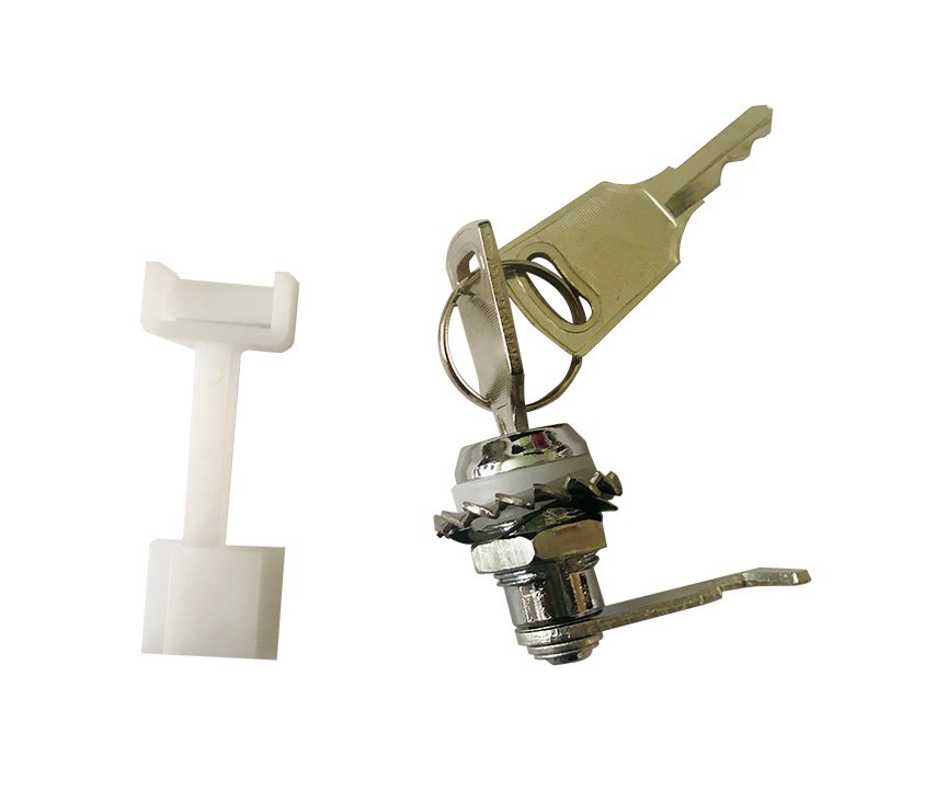 Locking Mechanism and Key for High Cap Dispenser