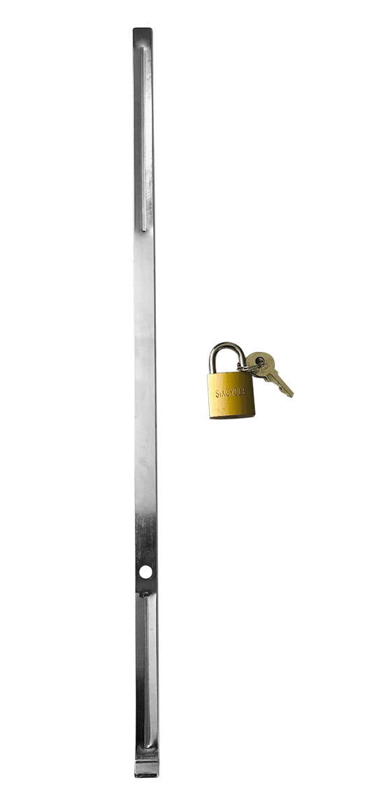 Lock Bar, with lock and key